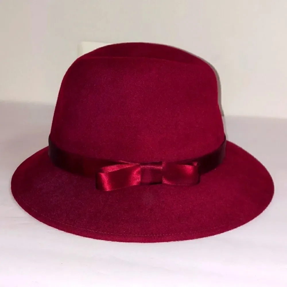 Vintage Geo W Bollman Hat Co. Felt 100% Wool Hat